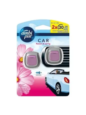 Jen Po Omezenou Doba Ambi Pur Car osvěžovač vzduchu do auta 2 x 2 ml Flowers & Spring