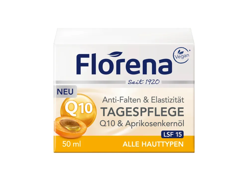 Pouze Dnes Florena denní krém 50 ml Q10 proti vráskám s olejem z meruňkových jader SPF15