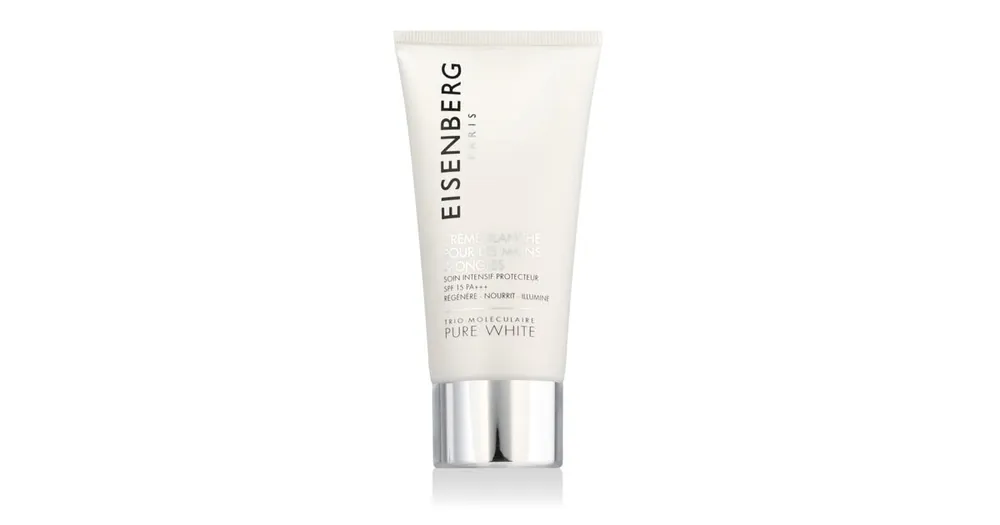 Aktuální Eisenberg Trio-Molecular Pure White Hand & Nail Cream SPF 15 PA+++ 75 ml