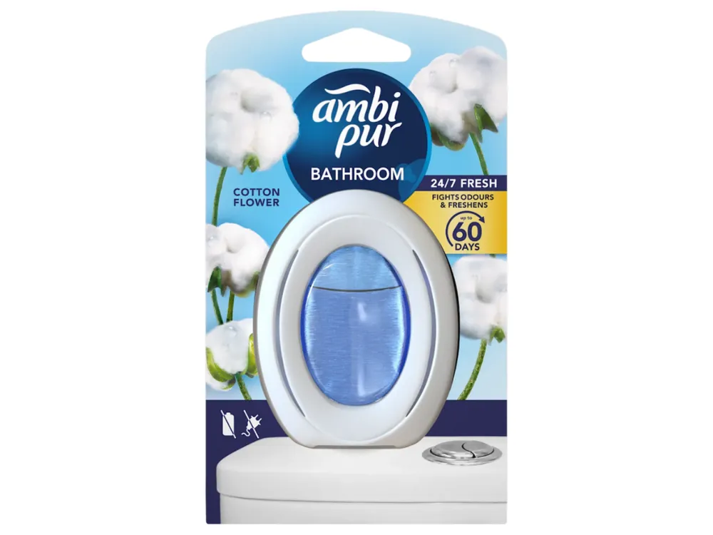 Objednat Nyní Ambi Pur Bathroom osvěžovač vzduchu 8 ml Cotton Flower