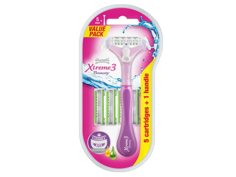 Wilkinson Sword dámský holící strojek Extreme3 Beauty + 5 hlavic Doprava Zdarma