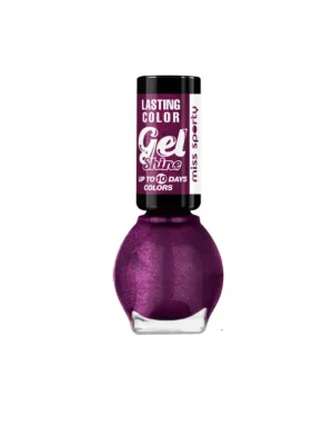 Cenový Hit Miss Sporty lak na nehty 7 ml Color Gel Shine 568 tmavě fialový třpytivý