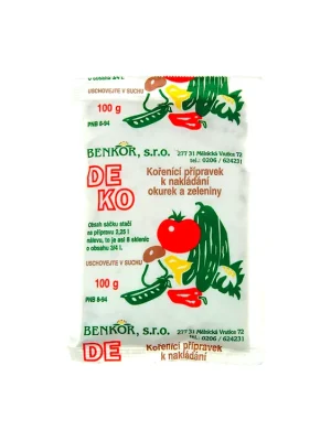 Doprava Zdarma Benkor Deko 100 g Kořenící přípravek k nakládání okurek a zeleniny