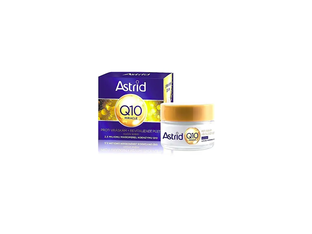 Astrid krém 50 ml Q10 Miracle proti vráskám noční Nová Kolekce