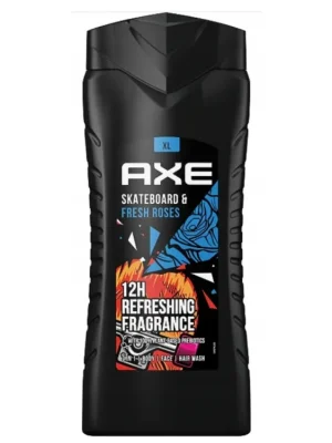 Axe sprchový gel 400 ml Skateboard & Fresh Roses 3v1 Výprodej