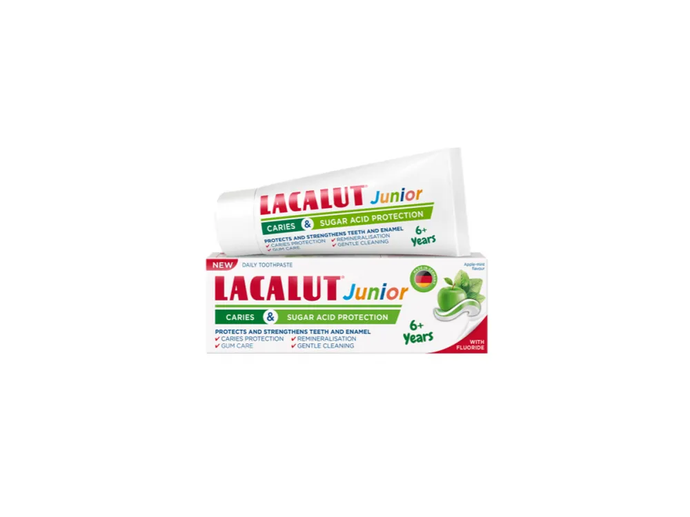 Lacalut zubní pasta 55 ml Junior pro děti 6+ let Oblíbený