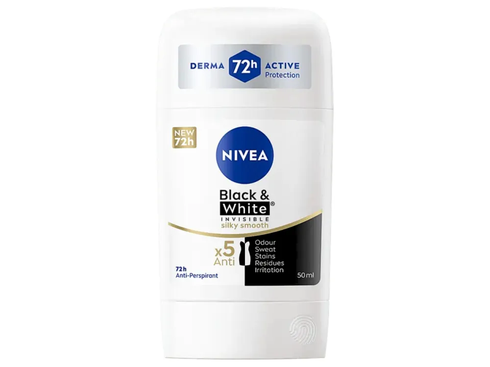 Časově Omezené Nivea antiperspirant stick 50 ml Invisible Black & White Silky Smooth