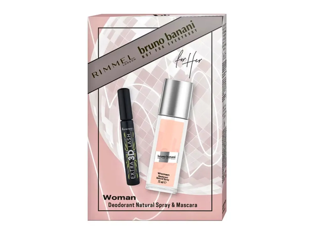 Nejprodávanější Bruno Banani dárková sada Woman (DNS 75 ml + řasenka 8 ml)