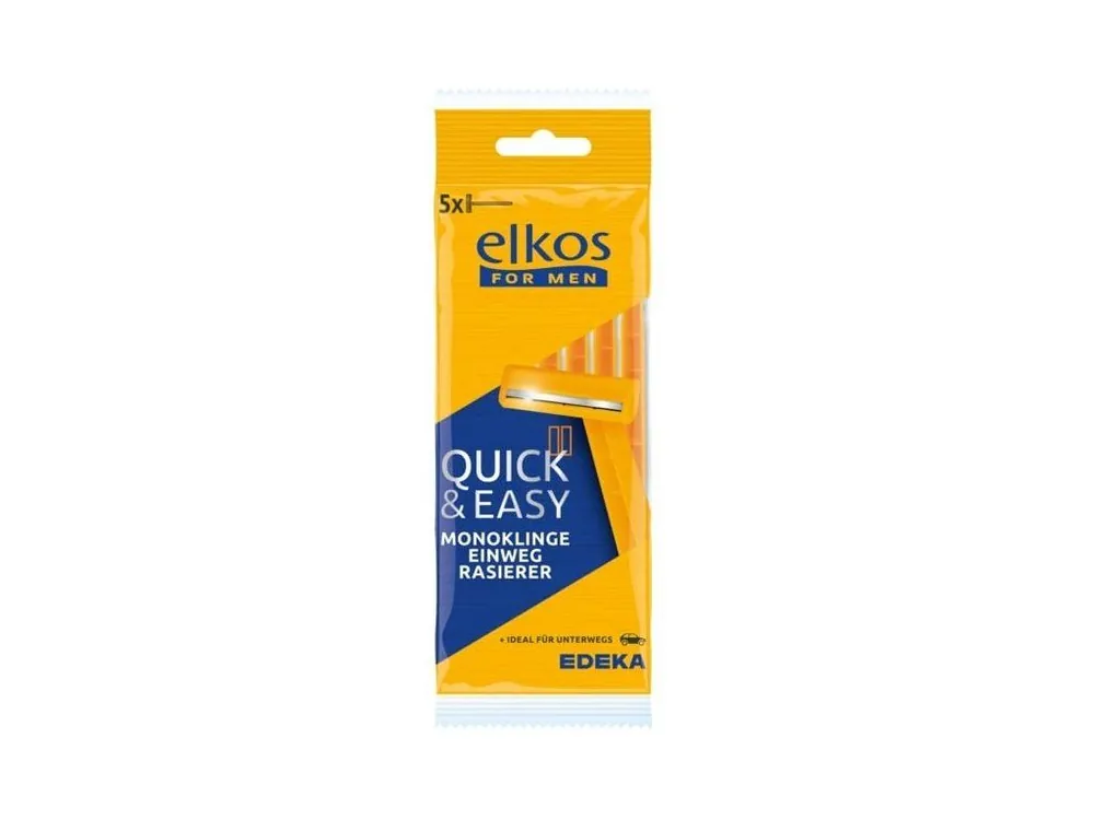 Elkos for Men Quick & Easy jednorázové holicí strojky 1-bříté 5 ks Akční Nabídka