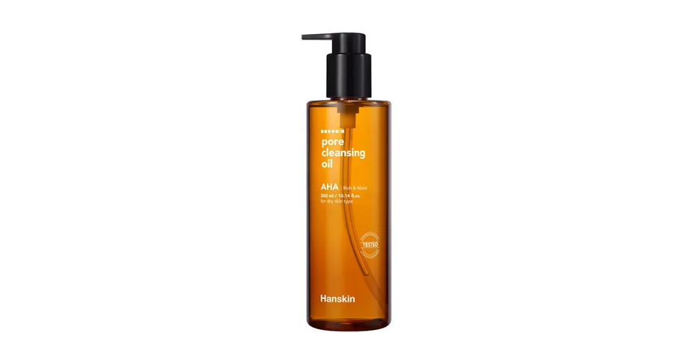 Akční Cena Hanskin Pore AHA Rich & Moist Cleansing Oil 300 ml