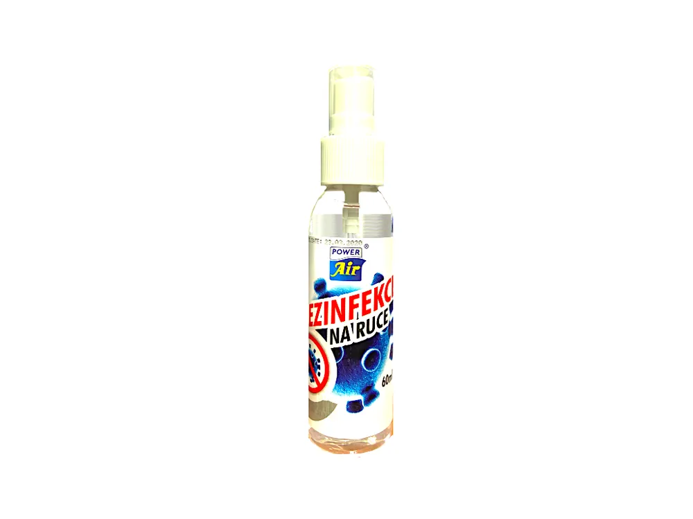 Vysoce Kvalitní Power Air dezinfekční sprej na ruce 60 ml