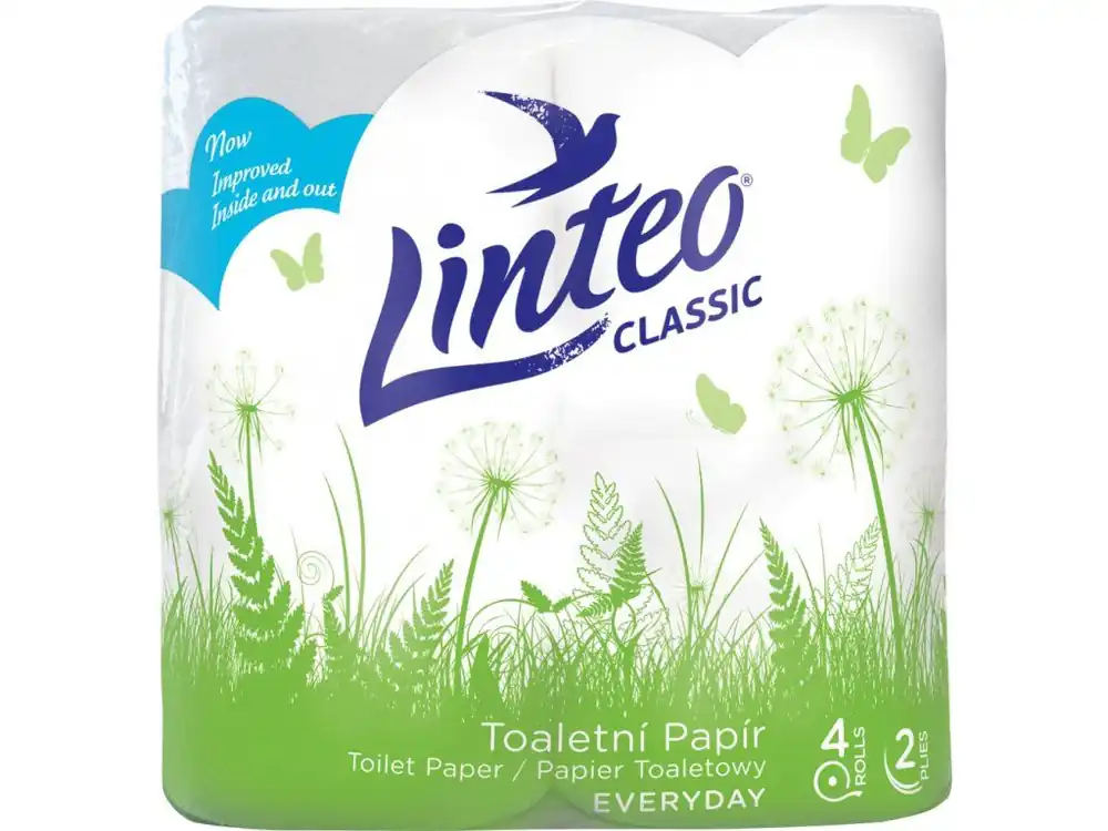 Speciální Cena Linteo toaletní papír 4 ks Classic 2-vrstvý