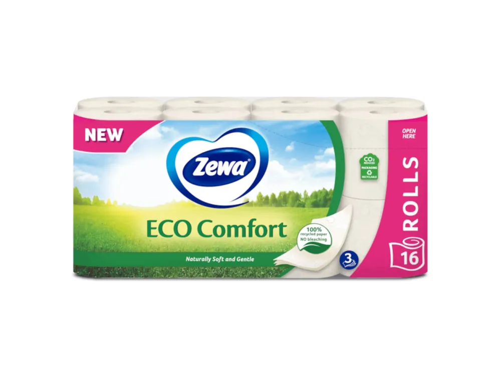 Nízká Cena Zewa toaletní papír 16 ks ECO Comfort 3-vrstvý