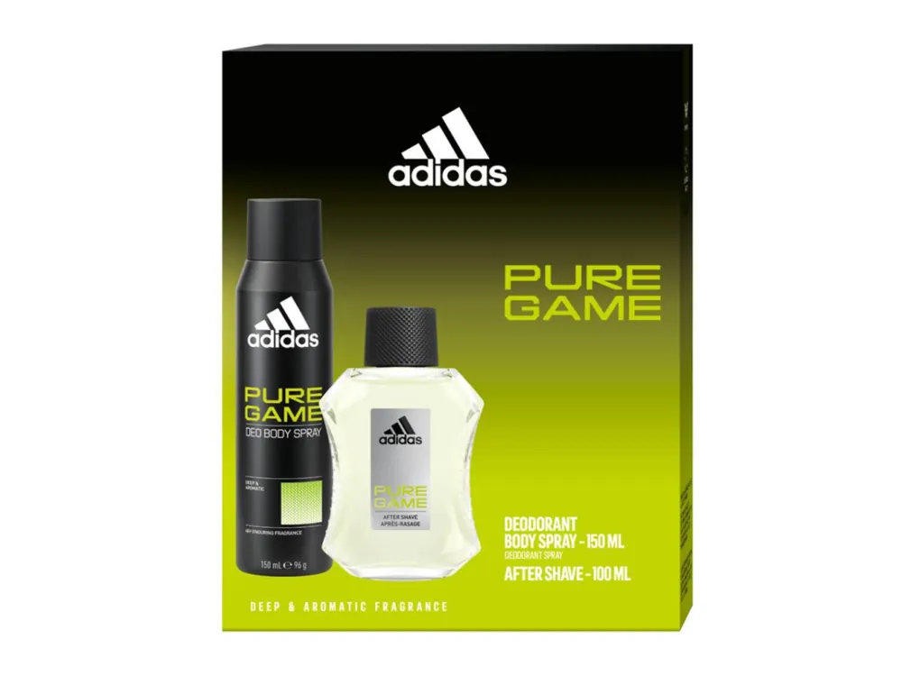 Adidas dárková sada Pure Game (VPH 100 ml + deodorant 150 ml) Rychlé Dodání