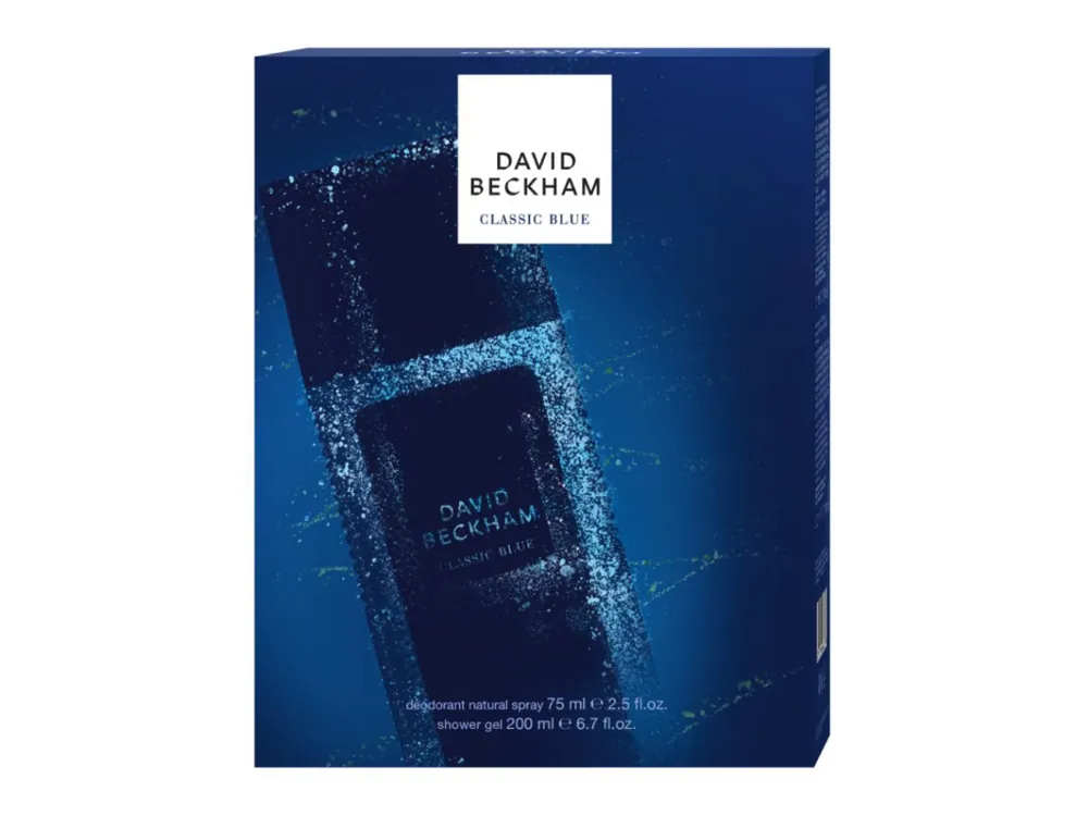 David Beckham dárková sada Classic Blue (DNS 75 ml + sprchový gel 200 ml) Výhodná Nabídka