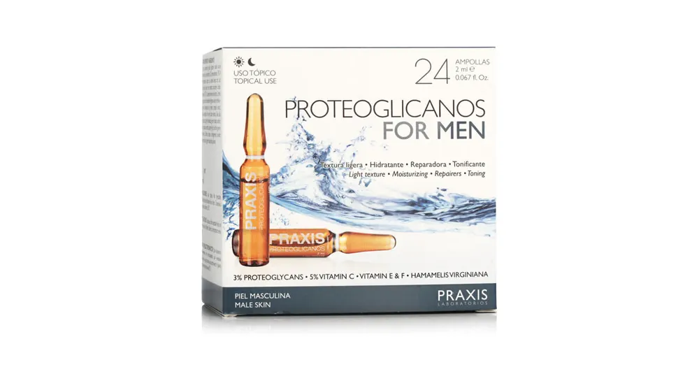 Praxis Laboratorios Proteoglicanos For Men 24 x 2 ml ampoules Must-Have