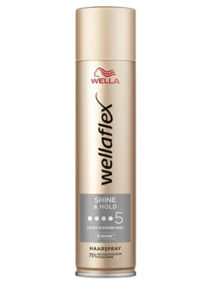 Tovární Cena Wellaflex lak na vlasy 250 ml Shiny & Hold 5