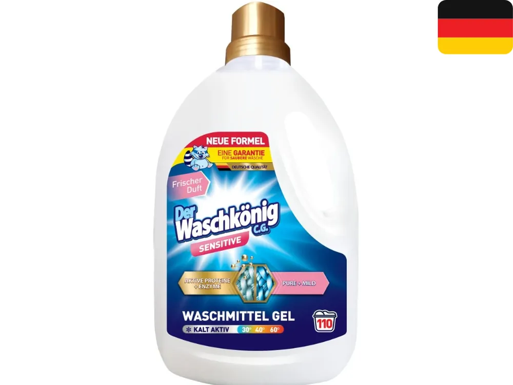 Odeslání Ihned Waschkönig prací gel 110 dávek Sensitive 3,305 l