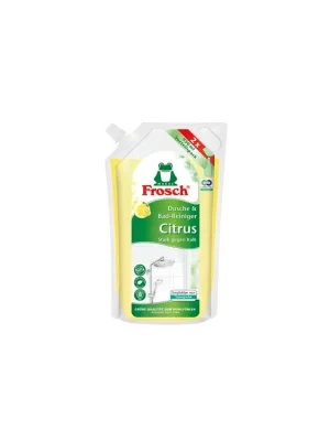 Vysoce Kvalitní Frosch čistič na sprchy a koupelny náhradní náplň 950 ml Citrus