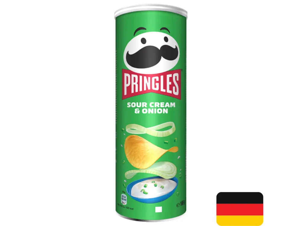 Sezónní Sleva Pringles Cream & Onion 165 g