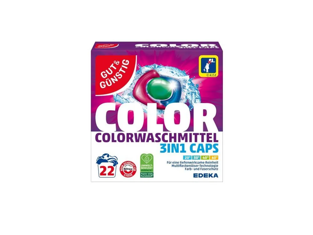 Víkendová Akce Gut & Günstig gelové kapsle 22 ks Color