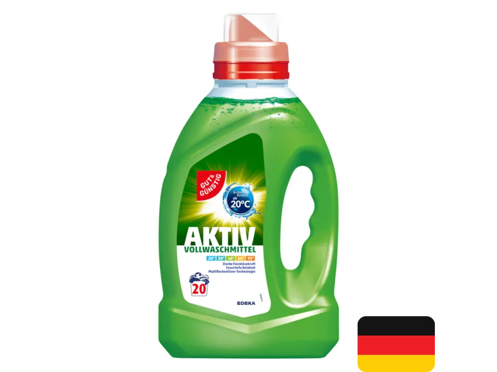 Akce Gut & Günstig prací gel 20 dávek Aktiv Universal 1,1 l