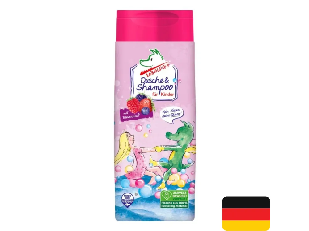 Akční Cena Tabaluga dětský sprchový gel a šampon 2v1 300 ml Beeren