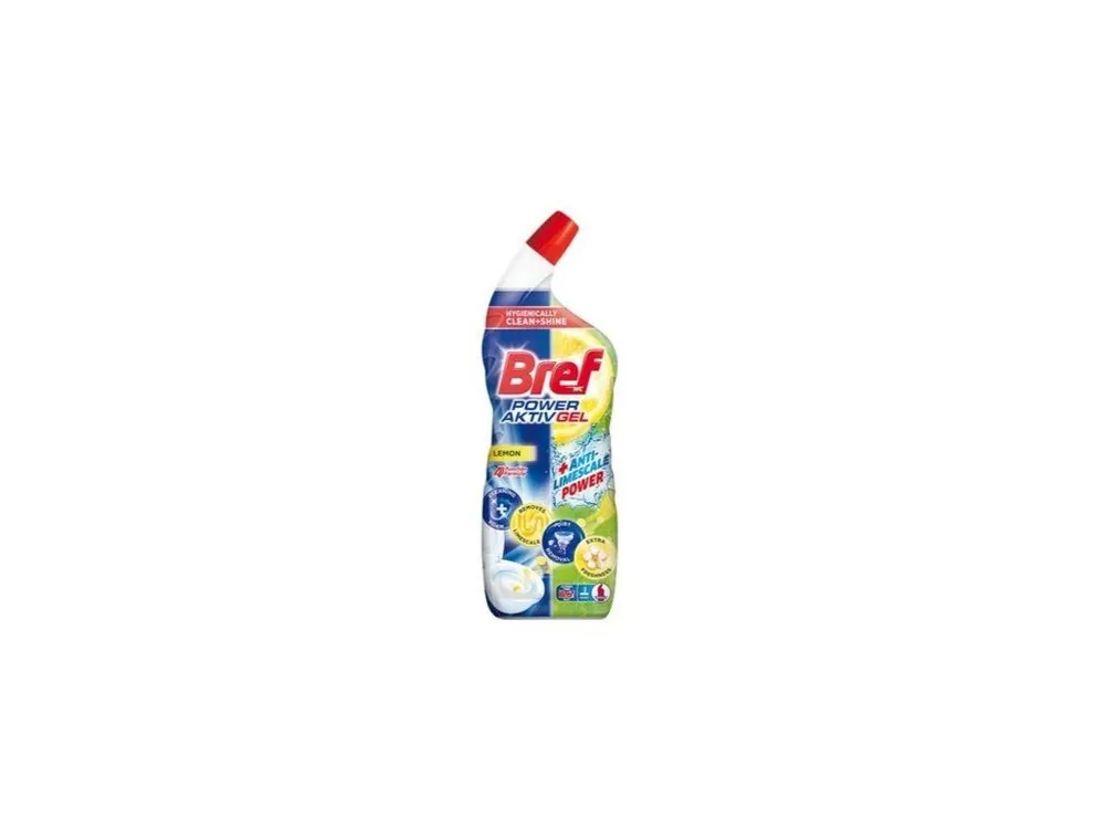 Novinka Bref WC čistící gel 700 ml Lemon