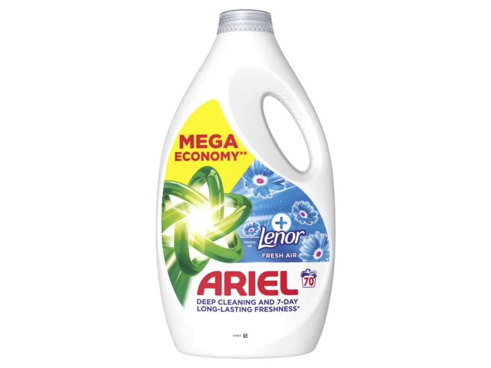 Objednat Nyní Ariel prací gel 70 dávek Touch of Lenor Fresh Air 3,15 l