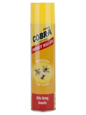 Super Cobra zabiják hmyzu 400 ml Létajícímu hmyz (Kills Flying insects)Létající hmyz Rychlé Dodání