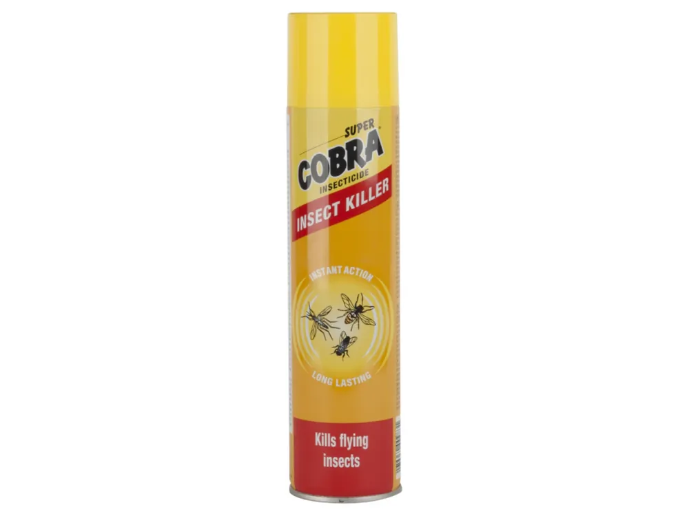 Super Cobra zabiják hmyzu 400 ml Létajícímu hmyz (Kills Flying insects)Létající hmyz Rychlé Dodání