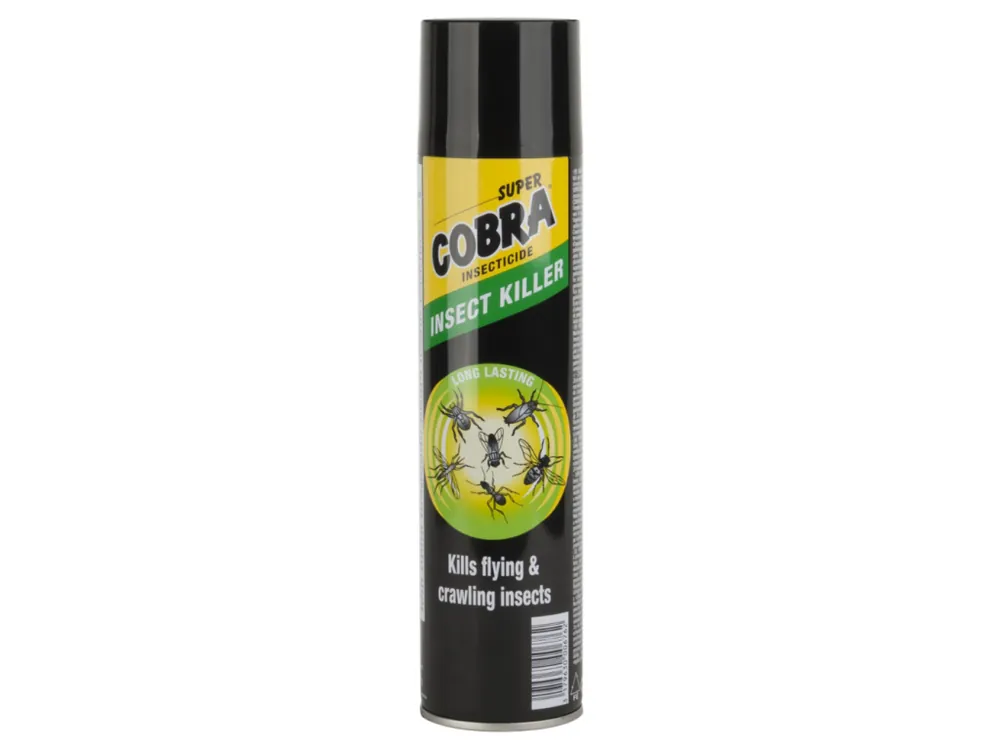 Ověřený Super Cobra zabiják hmyzu 400 ml Univerzální (Kills flying & crawiling insects)Lezoucí a lezoucí hmyz