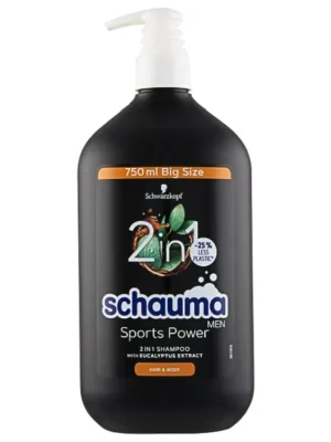 Horká Nabídka Schauma Men šampon 750 ml Sports Power 2v1