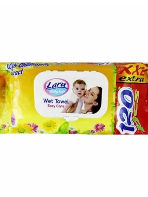 Lara vlhčené ubrousky 120 ks Chamomile Bezpečná Platba