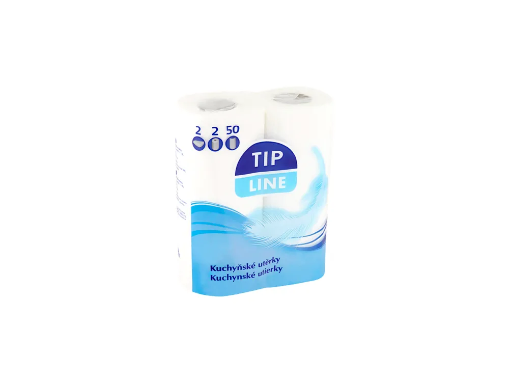 Tip Line kuchyňské utěrky 2 ks 2-vrstvé Časově Omezené
