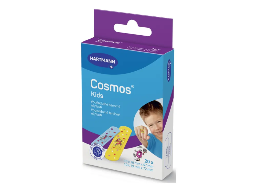 Cosmos dětská voděodolná náplast 20 ks Tovární Cena