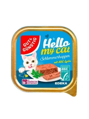 Nakupujte Hned Gut & Günstig paštika pro kočky 100 g s lososem
