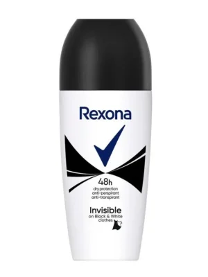 Aktuální Rexona antiperspirant roll-on 50 ml Invisibile Black & White