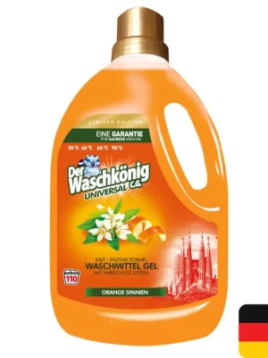 Omezená Nabídka Waschkönig prací gel 110 dávek Universal Orange Spanien 3,305 l