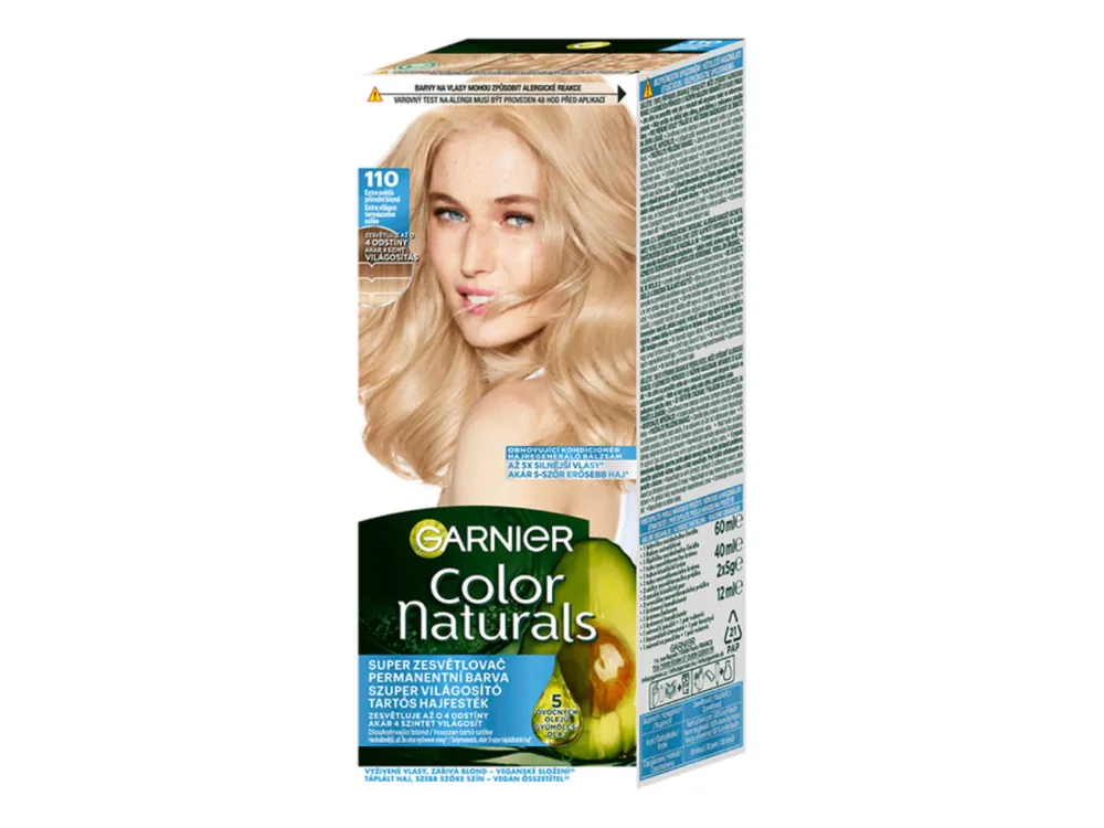 Doprava Zdarma Garnier barva na vlasy Color Naturals 110 Extra světlá přírodní blond