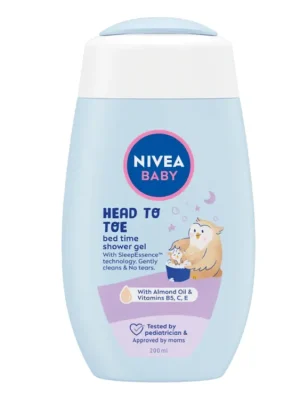 Nivea Baby sprchový gel 200 ml Head To Toe - Bed Time se Sovami Hit Sezóny