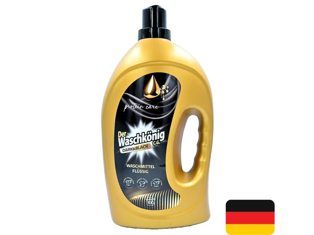Akční Cena Waschkönig prací gel 100 dávek Dark & Black 3 l