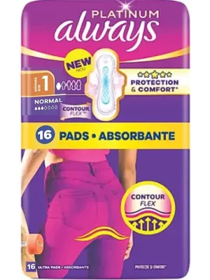 Always vložky 16 ks Platinum Normal plus Pouze Dnes