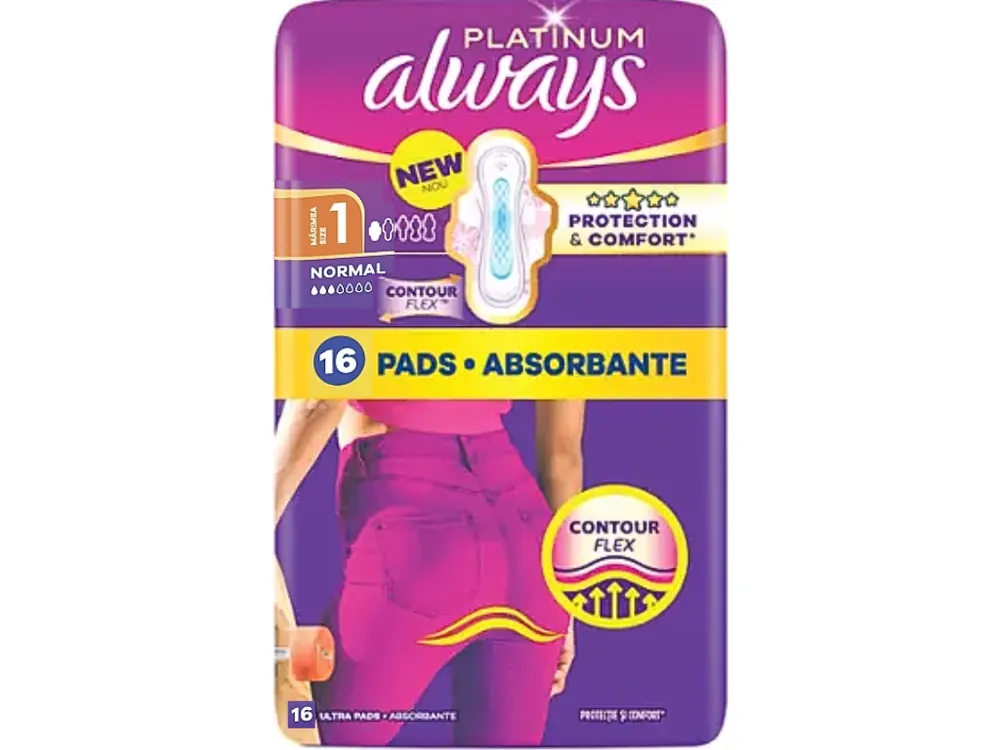 Always vložky 16 ks Platinum Normal plus Pouze Dnes