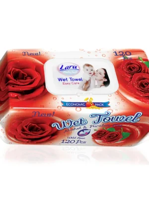 Cenový Hit Lara vlhčené ubrousky 120 ks Wild Rose
