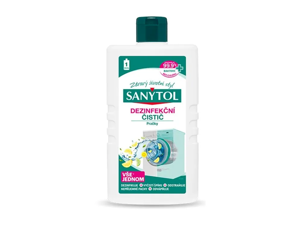 Sanytol čistič pračky 240 ml Citrus Cenově Výhodný