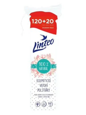 Linteo vatové kosmetické tampony 140 ks Rychlé Dodání