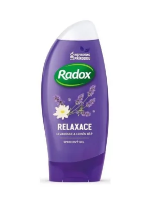 Výprodej Radox sprchový gel 250 ml Relaxace Levandule a Leknín bílý