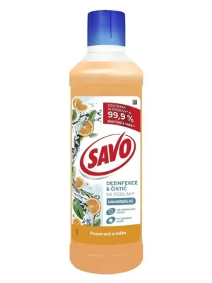 Savo dezinfekce a čistič na podlahy 1000 ml Pomeranč a Máta Hit Sezóny