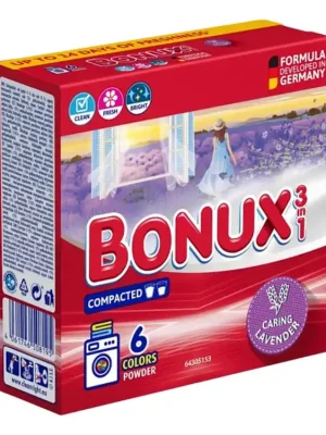 Bonux 3v1 prací prášek 6 dávek Color Lavander 0,39 kg Must-Have